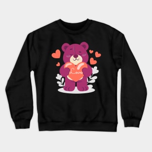 Bear with heart Crewneck Sweatshirt